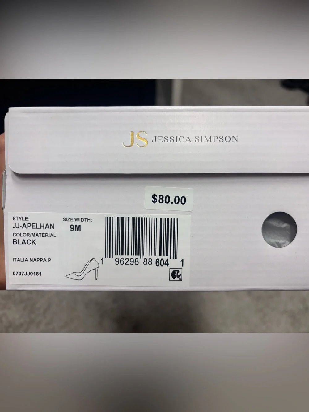 LIKE NEW - Jessica Simpson Black Pointed-toe Stiletto Pumps - Apelhan